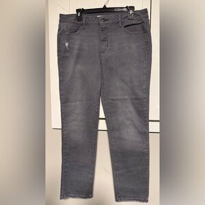 Sonoma Women's Distressed Charcoal Skinny Jeans